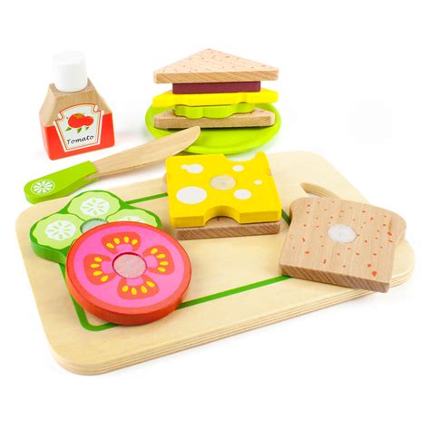 Wood Eats Super Sandwich Set Teat 005 Imagination Generation Toys
