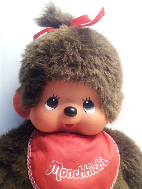Vintage Big Kiki Monchhichi Monchichi Monkey Doll1980s Label Etsy