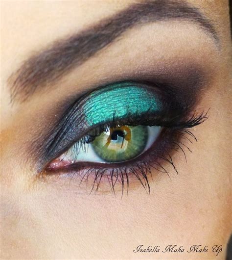 Emerald Matte Eye Makeup Bright Eye Makeup Beautiful Makeup