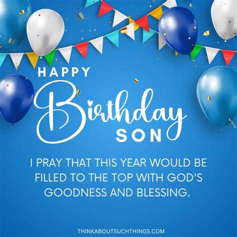 Powerful Birthday Prayers For Son Plus Images Think About Such Things