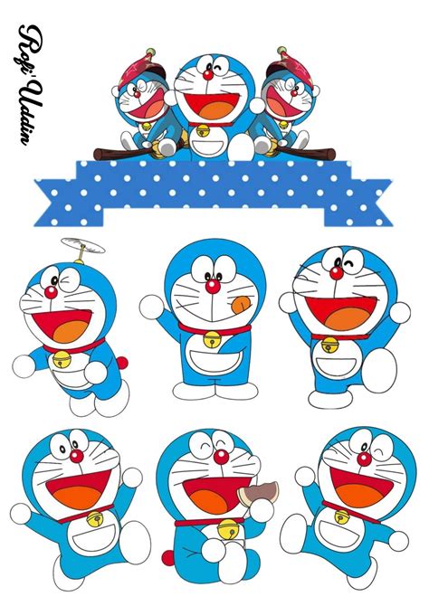Topper Doraemon In 2023 Lukisan Kupu Kupu Seni Pop Kartu Bunga