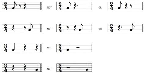 Grade 4 Rests Music Theory Online