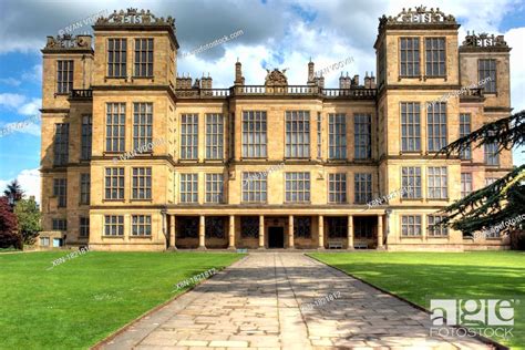 Hardwick Hall 1597 Derbyshire England Uk Stock Photo Picture And