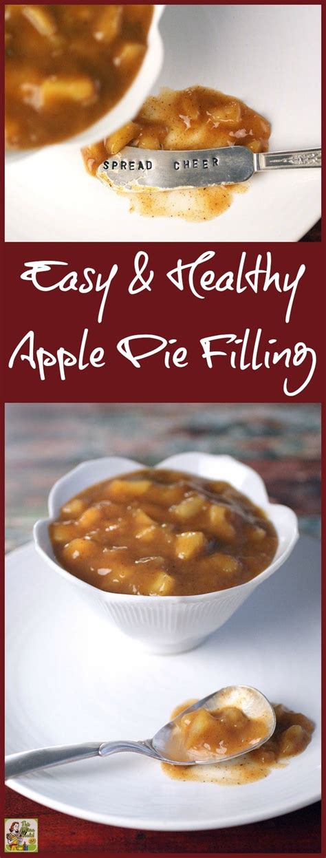 Kind of an easy choice! Easy & Healthy Apple Pie Filling | This Mama Cooks! On a Diet™