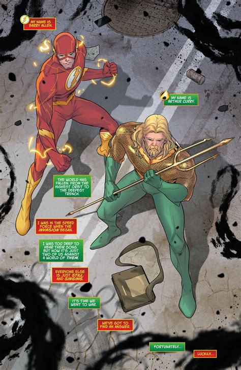 Preview Aquaman And The Flash Voidsong 2 Dc Comics Big Comic Page