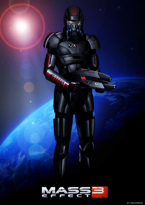 Mass Effect 3 Shepard 2011 By Redliner91 On Deviantart