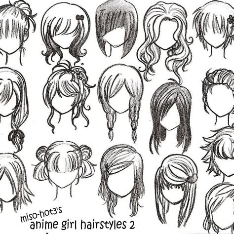 Anime Hairstyles For Girls