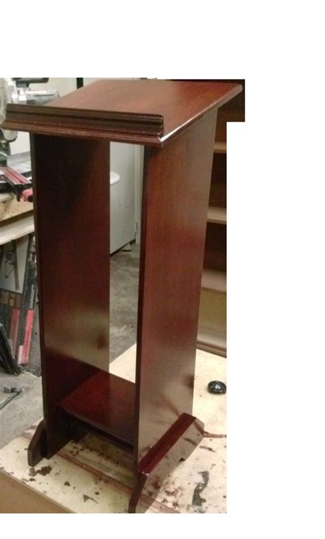 Buy Hand Made Solid Wood Custom Made Cherry Laquered Stand Up Lectern