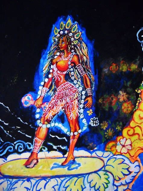 Dakini By Shroombaybe Tribal Art Indian Contemporary Art Kali Goddess