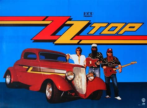 Zz Top Promotional Poster Rock Posters Band Posters Rock Videos