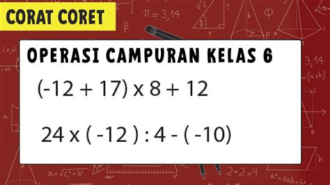 Soal Operasi Hitung Campuran