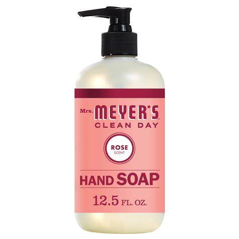 Mrs Meyers Clean Day Liquid Hand Soap Rose Scent 125 Ounce Bottle