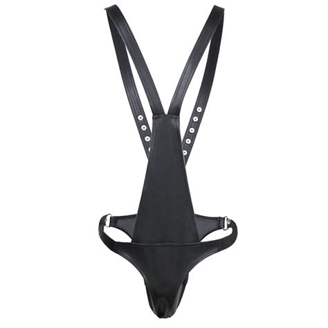 mens pu leather full body chest harness lingerie clubwear costume cosplay belts ebay