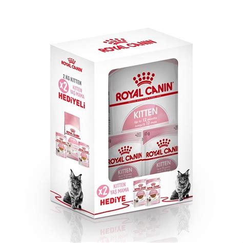 Royal Canin Box Kitten Yavru Kedi Maması 2 Kg 2 Adet Kitten Yaş Mama