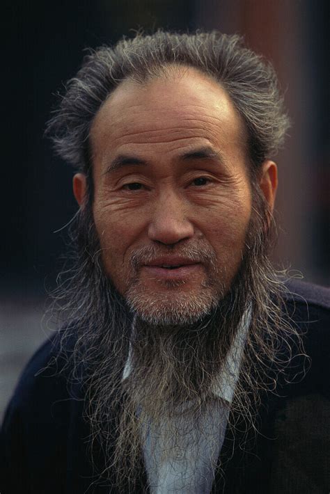 Older Chinese Man With Beard Local Man License Image 70077285
