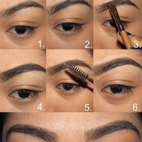 Learn how to angle and define your brows perfectly for your face with advice and guides from the pros at jane iredale. Step by Step Eyebrow Filling Tutorial |Beautiful Girls ...