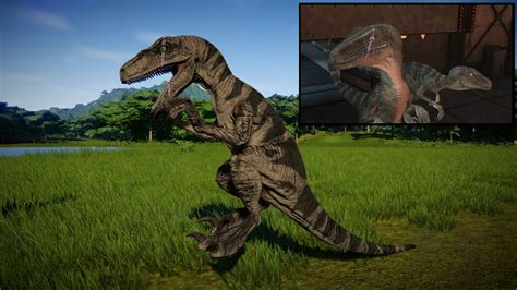 Jurassic Park The Game Raptor Skin Jurassicworldevo