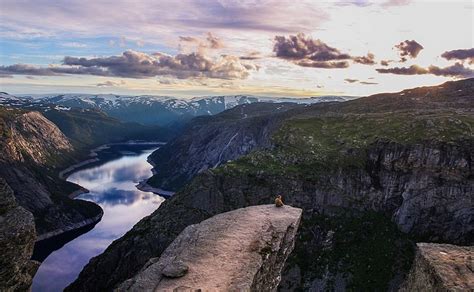 Norways Trolltunga And Its Beautiful Surroundings