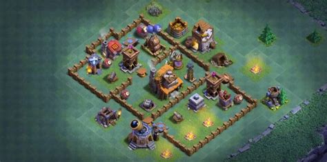 Builder Hall 4 Base With Link For Coc Bh4 Layout Clash Of Clans 14