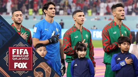 Croatia And Moroccos Walk Outs And National Anthems Ahead Of Third