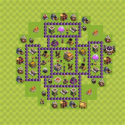 Trophy (Defense) Base TH7 - Clash of Clans - Town Hall Level 7 Base, #35