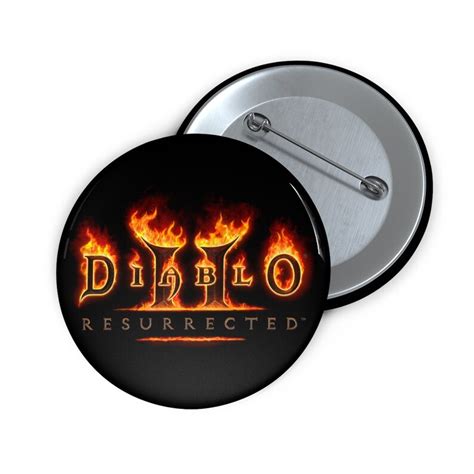 Diablo 2 Resurrected Pin Buttons Diablo Ii D2r Etsy