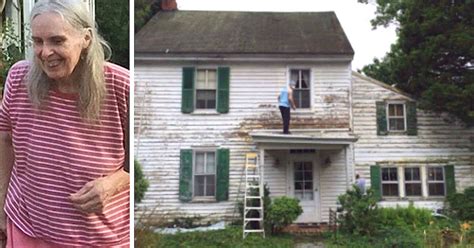 A Lonely Neighbor Could Lose Her House Then She Sees Her Neighbors Coming To The Rescue