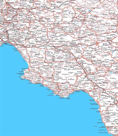 Cartina Carta Geografica Campania Impariamo Insieme Cartine