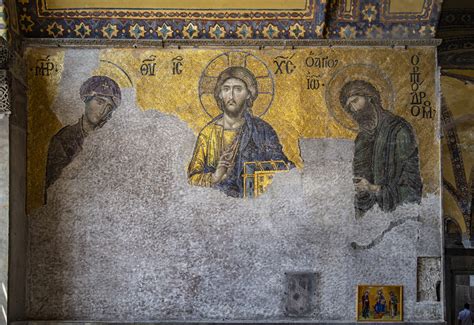 Late Byzantine Naturalism Hagia Sophias De Sis Mosaic Smarthistory Guide To Byzantine Art