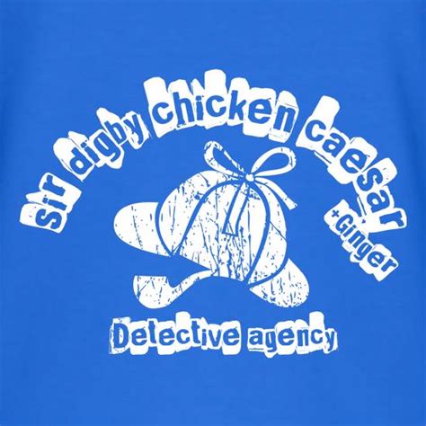 Sir Digby Chicken Caesar V Neck T Shirt By Chargrilled