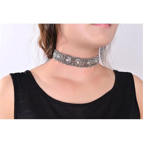 Stunning Bohemian Hippie Style Necklace Metal Choker Necklace Hippie