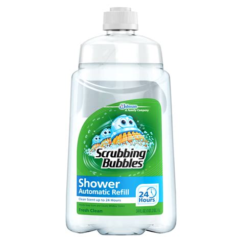 Scrubbing Bubbles Automatic Shower Cleaner Refill Fresh Clean 34 Fluid Ounces