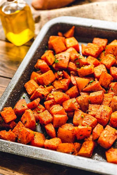 Roasted Sweet Potatoes Are The Perfect Side Dish For A Busy Night