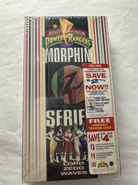 VINTAGE MIGHTY MORPHIN Power Rangers VHS Tape Series Movie When Not A