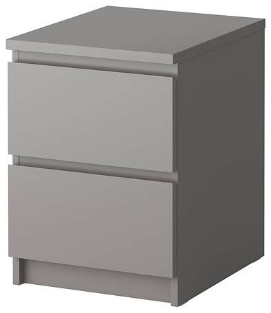 Check spelling or type a new query. MALM Chest of 2 drawers - grey - Contemporary ...