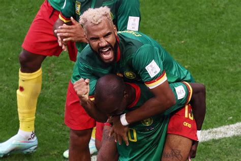Cameroon 3 3 Serbia Vincent Aboubakar Inspires Dramatic Indomitable Lions Comeback In World Cup