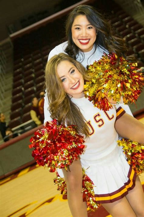 pin by jose andres on usc girl university of southern california cheerleading