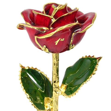 Personalized Rose Anniversary Gift: Love Is A Rose