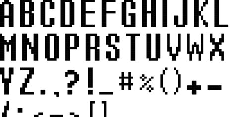 A fontstruction designed by goatmeal. Super Metroid Menu | FontStruct