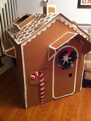 Cardboard Gingerbread House Christmas Christmas Crafts