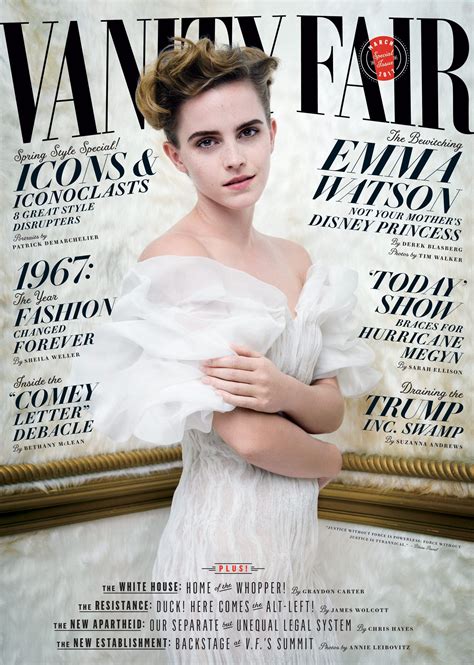 Emma Watson Poses Topless For Vanity Fair Glamour Uk