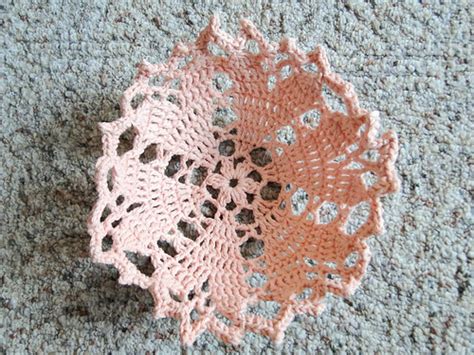 Plus 3 Crochet Heart Doily Bowl