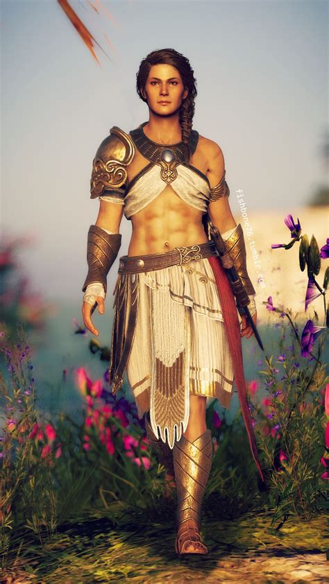 Kassandra Obsessed Gamer Girl Assassins Creed Art Warrior Woman