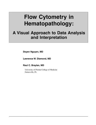 Flow Cytometry In Hematopathology By Doyen T Nguyen Open Library