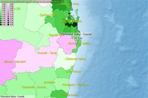 More than $21 million will flow to the richmond valley local government area to encourage new business and. Richmond Valley - Coastal population (SA3)