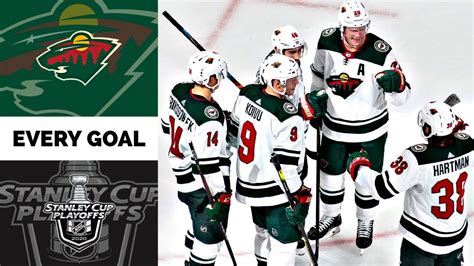 Minnesota Wild Every Goal From The 2020 Stanley Cup Playoffs Youtube
