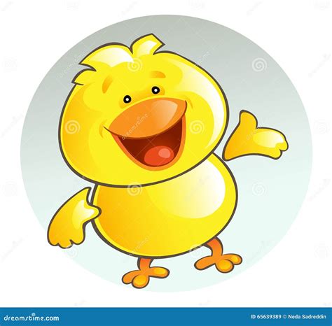 Happy Chicken Stock Vector Illustration Of Tender Cheerful 65639389