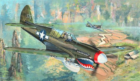 Military Curtiss P 40 Warhawk Hd Wallpaper