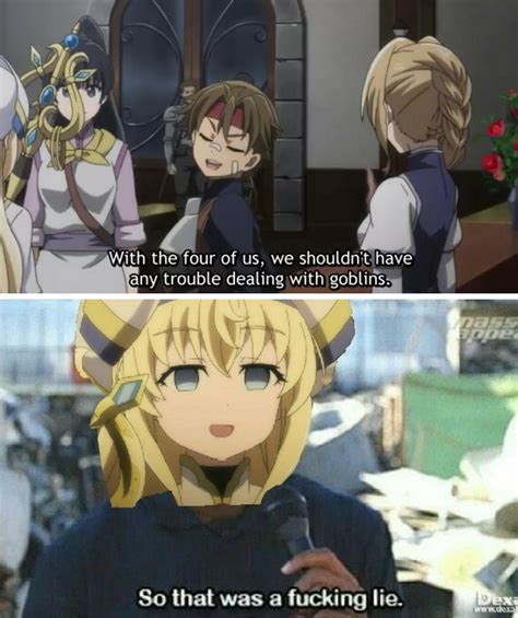 So, i think if the creator wants to go that route they could show mpreg or imply mpreg is happening, at least with. Is Goblin Slayer Episode 1 stuff still funny? : Animemes
