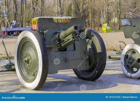 Gun Cannon Of The Second World War Stock Image Image Of Fight